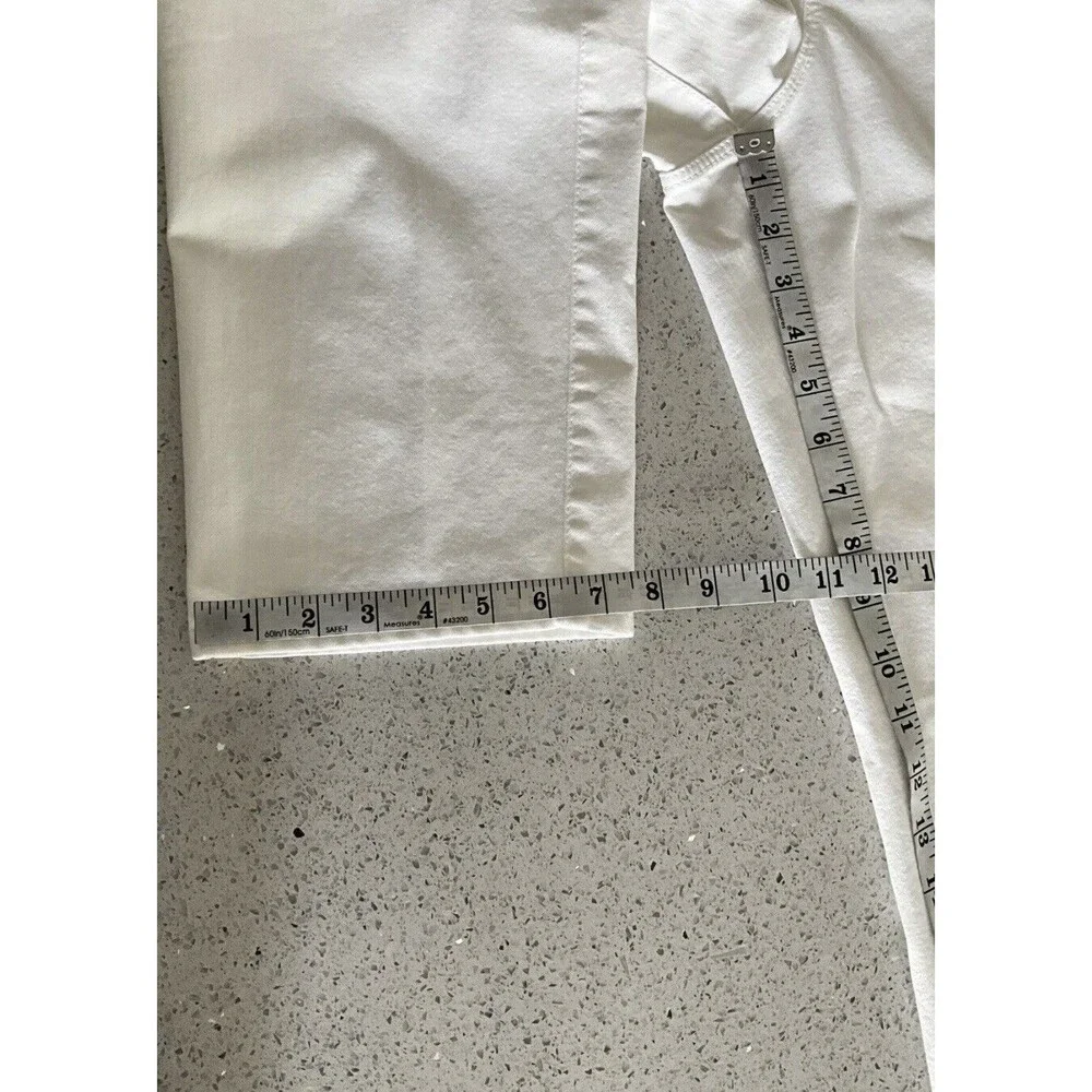 Lafayette 148 New York Thompson Jeans Pants White 16W